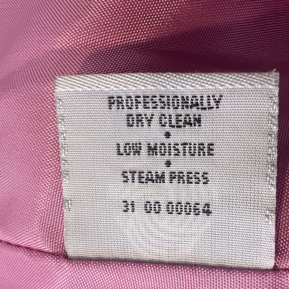 Vintage Pendleton 100% Virgin Wool Pink single button Blazer Coat Jacket Size 12 - Picture 13 of 13